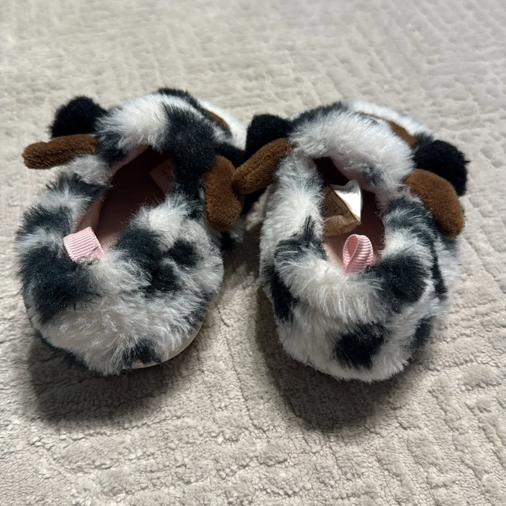 Wonder Nation 5 Adorable Cow-Themed Kids Slippers